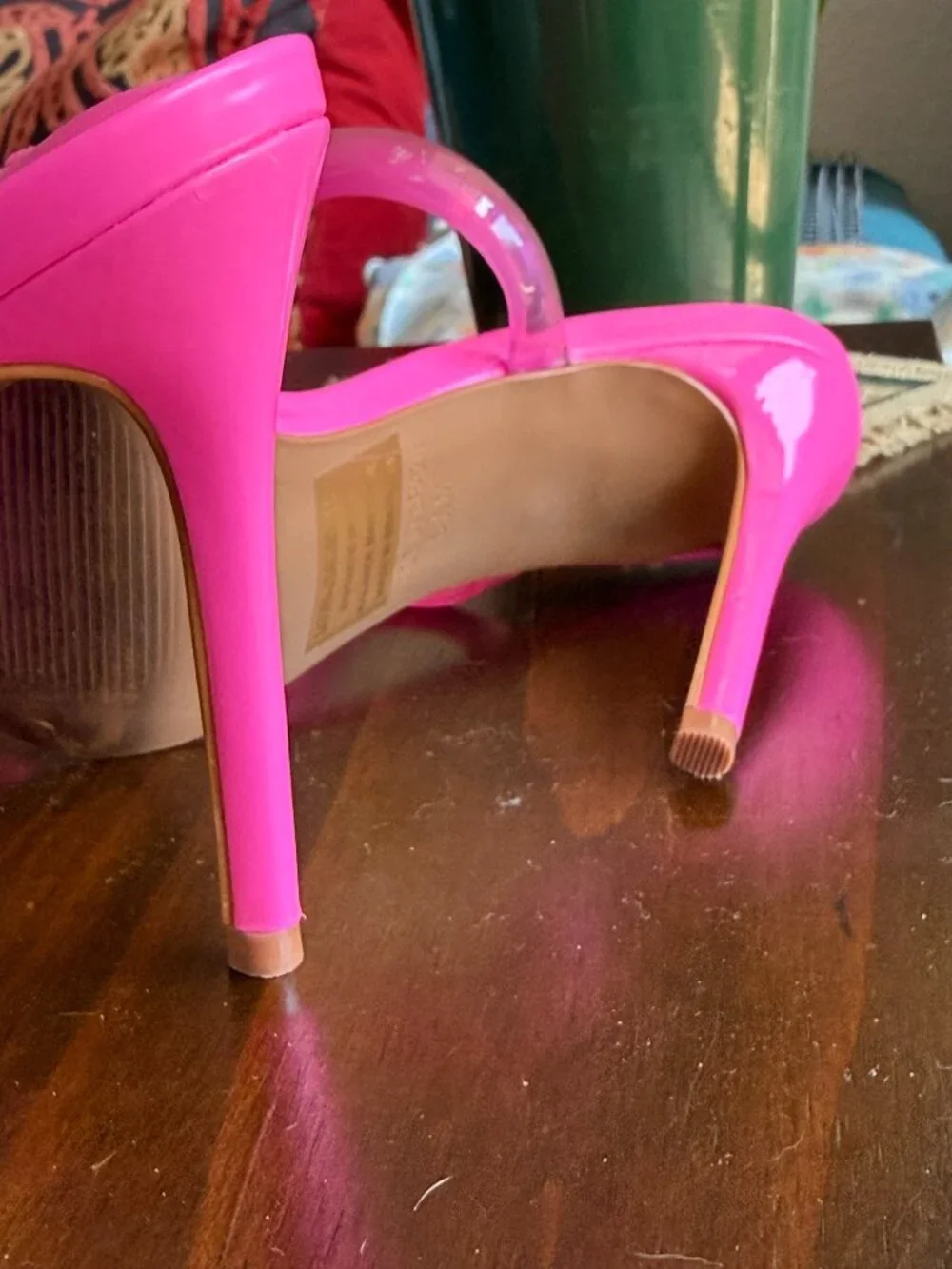 Steve Madden Saturn Hot Pink Jelly Strap Sandals